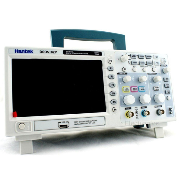 HANTEK DSO5102P 100MHz Oscilloscope 7 inch Digital storage oscilloscope 100M bandwidth 2 channels