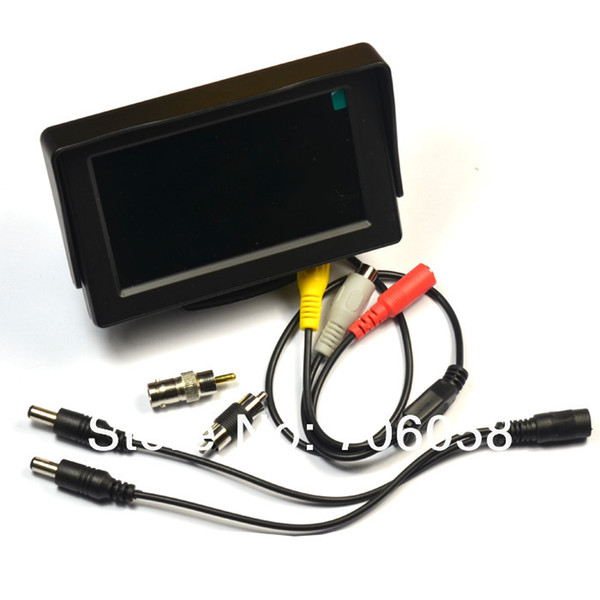 Wholesale-4.3 inch TFT LCD MONITOR COLOR CCTV Security Surveillance CAMERA TESTER CCTV TEST