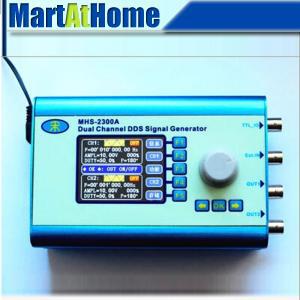 Free shipping 5MHz Arbitrary Waveform Dual Channel DDS Function Signal Generator Sweep w/ 2.4