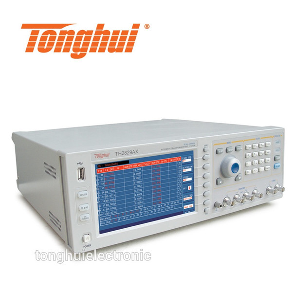 Automatic Transformer Test System TH2829AX with 800*480 LCD Display, Basic accuracy 0.05%, Frequency 20Hz-200kHz, Step by 0.5mHz