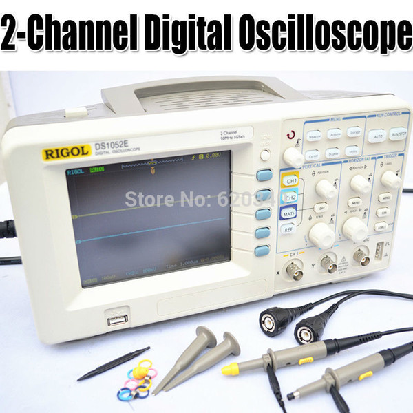 Rigol DS1052E 50MHz Band widths DSO 1GSa/S 2-Channel Digital Oscilloscope order<$18no track