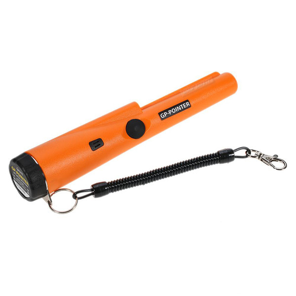 Hot sales orange small hand held gp pointer ground search beach pinpointer treasure hunter metal detector for gold and silver