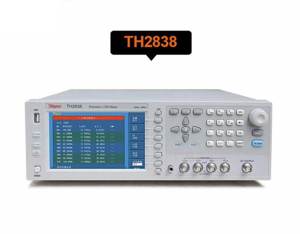 Auto balance bridge Precision Digital LCR Meter TH2838 with 800*480 TFT LCD display, Basic accuracy 0.05%, Frenquency 20Hz-2MHz