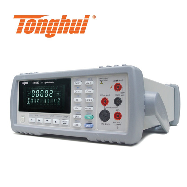 CE Approval Digital Multimeter TH1952, 120000 count display, VFD dual-display, True-rms AC voltage and current test