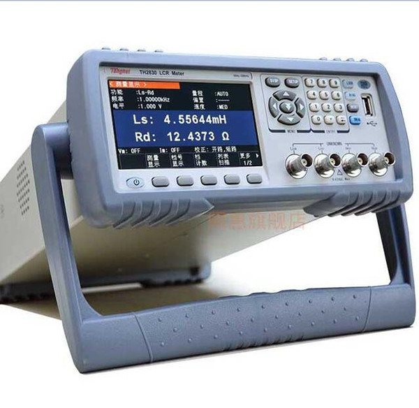 Compact Precision Digital LCR Meter TH2830 with LCD display, Basic accuracy 0.05%, Frenquency 50Hz-100KHz