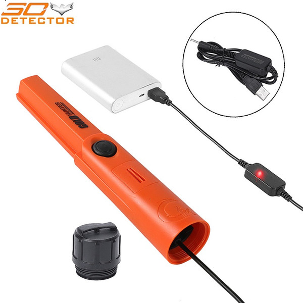 TMR USB rechargeable pinpointer metal detector waterproof underground gold metal detector hand held metal detector