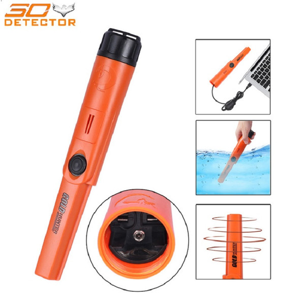 Professional USB Rechargeable underground metal detector pinpointer underwater gold metal detector