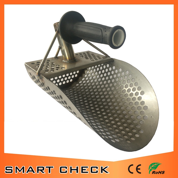 Stainless sand scoop metal detector