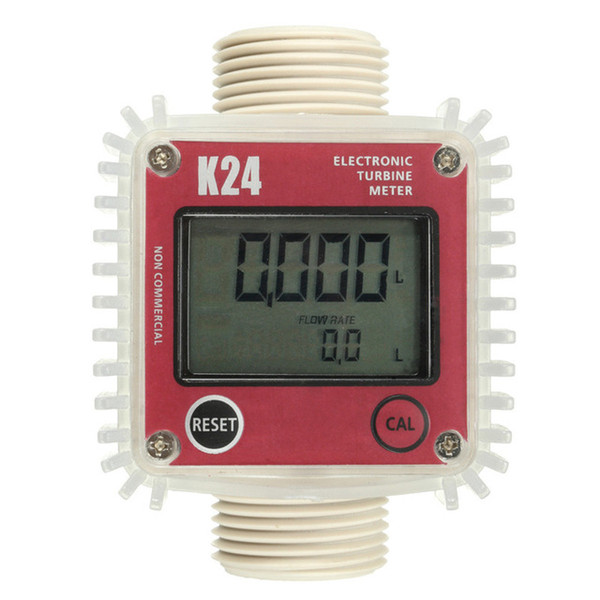 K24 turbo digital flow meter flowmeter Diesel fuel water plomeria flow indicator Turbine Flowmeter caudalimetro sensor Vertical