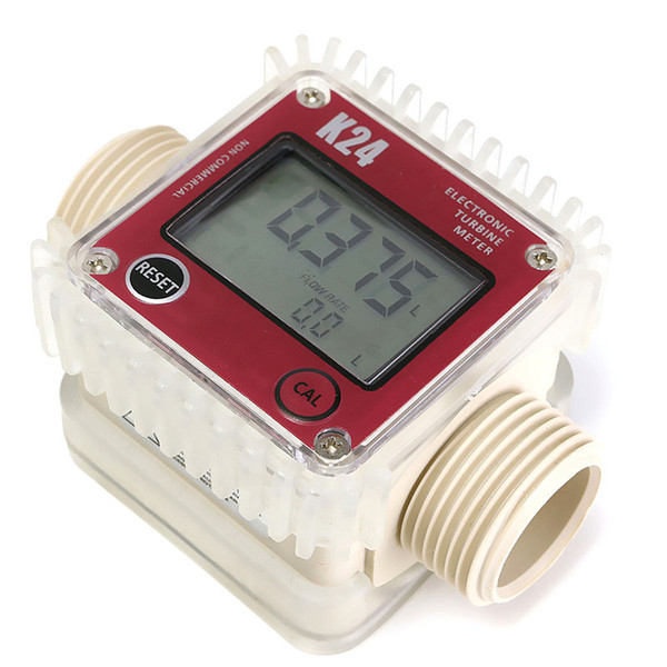 High Quality Pro K24 Digital Fuel Flow Meter for Chemicals water random color New Arrival