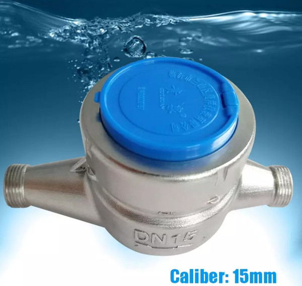 15-80mm Diameter Stainless Steel Rotator Wet Type Cooling Water Meter A level Heavy-Caliber Ordinary Water Gauge LLFA