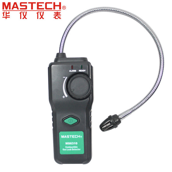 Wholesale-MASTECH MS6310 Portable Combustible Gas Leak Detector Natural Gas Propane Gas Analyzer With Sound Light Alarm