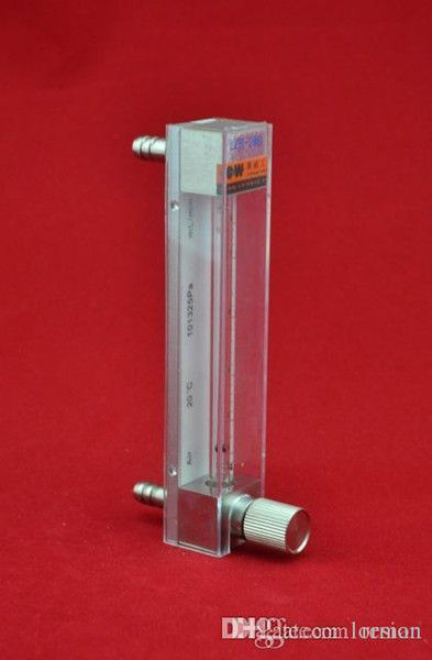 Wholesale-LZB -2, glass rotameter flow meter with control valve for liquid and gas. conectrator ,it can adjust flow