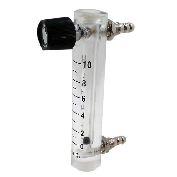 10pcs 0-10LPM flow meter for gas air oxygen with metal value