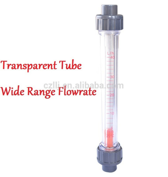 Wholesale- LZB-32S AS Plastic Rotameter Short tube with guide rod (BSP thread connection)