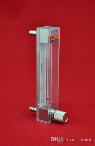 Wholesale-LZB -2, glass rotameter flow meter with control valve for liquid and gas. conectrator ,it can adjust flow