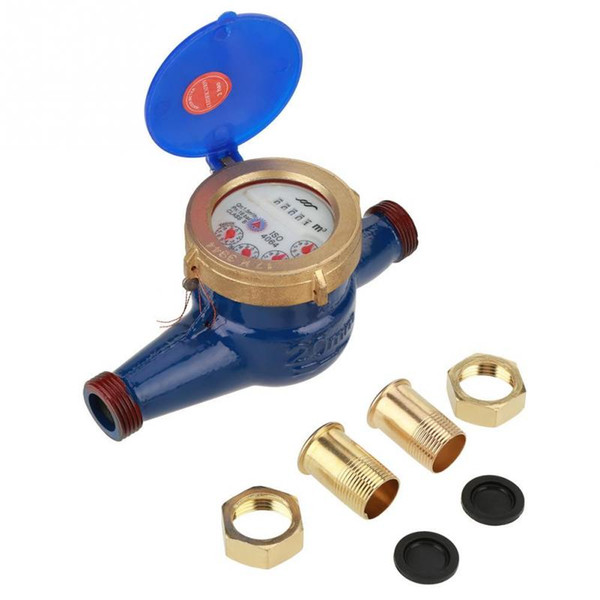 DN20 Garden Home Plastic Cold Water Meter Single Water Flow Dry Table Measuring Tool 360 Rotary Counter Meter watertafel