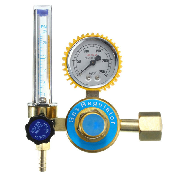 Gas Regulator Argon CO2 Mig Tig Flow Meter Control Welding Weld Regulator Gauge For Welder Power Tool CGA580 High Quality