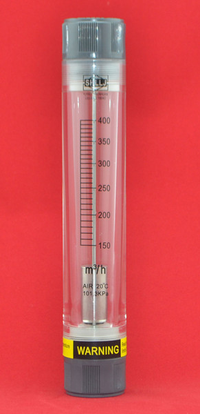 LZM-25G series tube type flowmeter for gas, fitting ABS or stainless steel