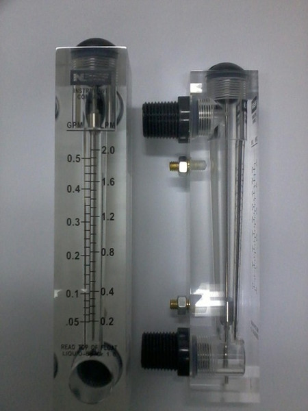 Wholesale- Panel flow meter LZT-15 0.5GPM/2LPM LZM-15 water / liquid flow meter