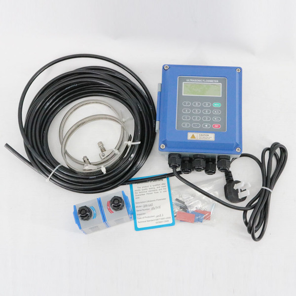 Portable Wall Mounted Ultrasonic Flowmeter TUF-2000B TM-1 with TM-1 Sensors