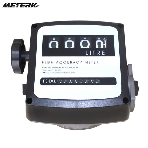 Derv Mechanical Flowmeter Counter Gauge High Precision Refueling Pump Meter with 1 Inch Inlet Size Digital Flow Meter