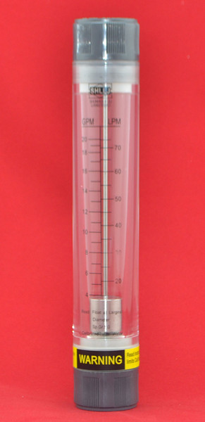 LZM-25G series tube type flowmeter for liquid, fitting ABS or stainless steel