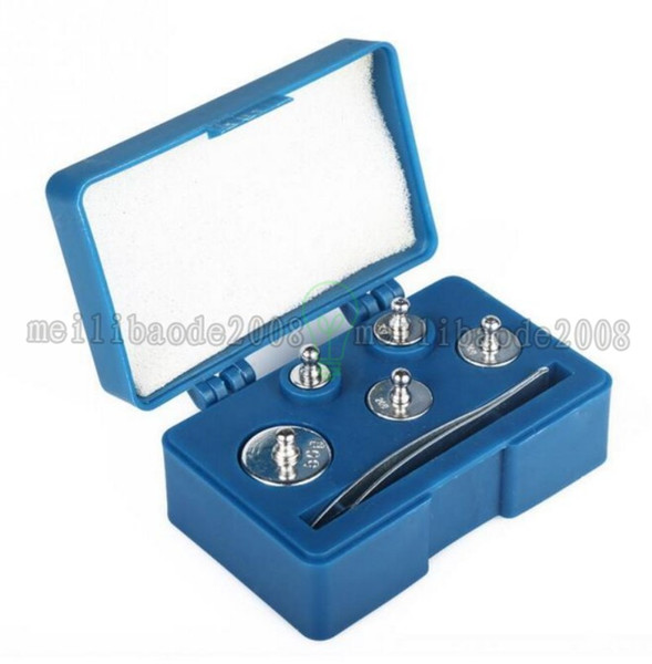 NEW 5pcs Weight Set Precision Chrome Calibration Weight Kit 50g 20g 20g 10g 5g free shipping MYY