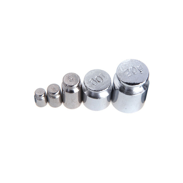 5Pcs 1g 2g 5g 10g 20g High Presision Chrome Plating Gram Calibration Weight Set Weights For Digital Scale Balance order<$18no track