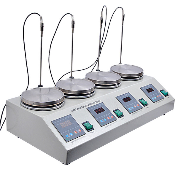 4 units Multi-unit Digital Thermostatic Magnetic Stirrer mixer with Hotplate