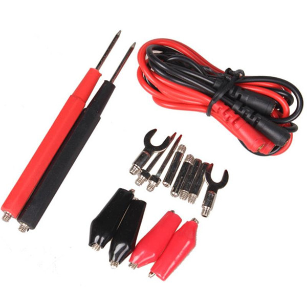 Digital Multimeter Probe Test Lead Cable Alligator Clip 90cm Needle Tip Probe Test Leads Pin Wire Pen Cabl 16 Pcs/Set