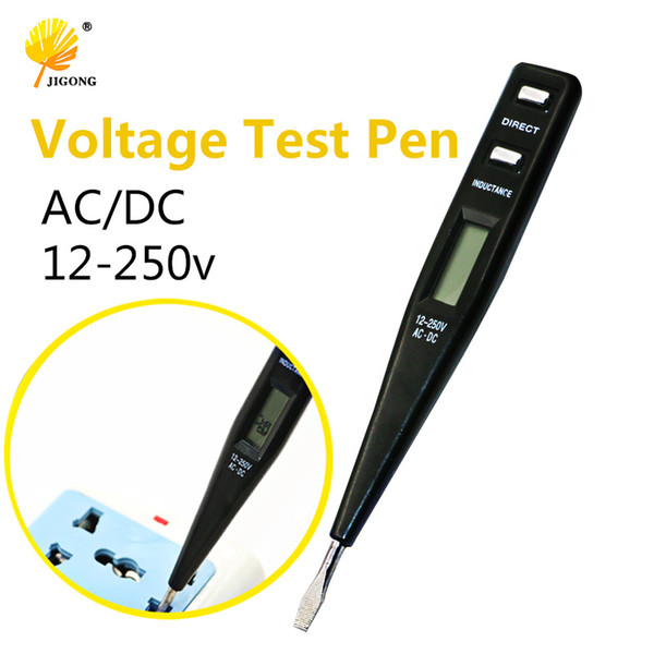 Measurement Analysis Instruments Instrument Parts Accessories AC DC 12-220V Voltage Detector Sensor Tester Digital Electric Test Meter Pen