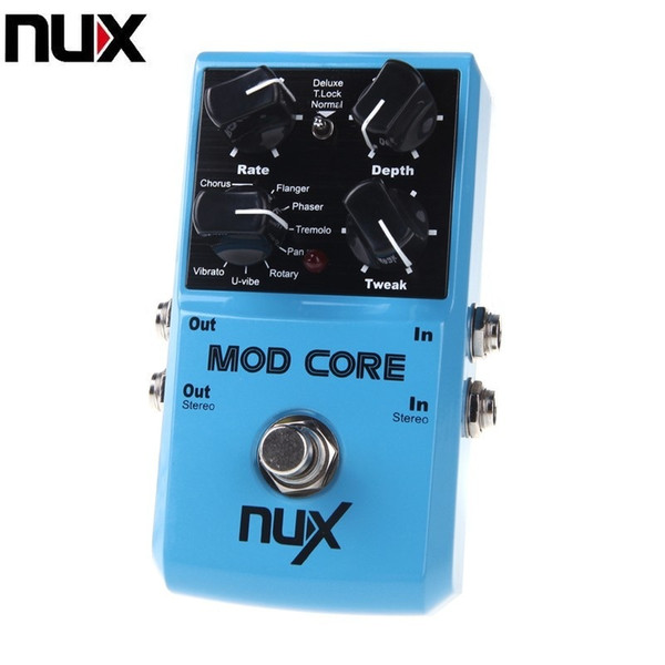 NUX MOD Core Guitar Effect Pedal 8 Modulation Effects Preset Tone Lock Ture bypass Durable Guitar Parts & Accessories