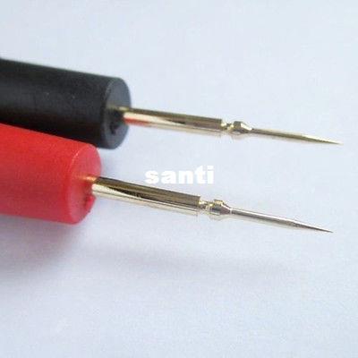 High Quality 1 Pair Universal Needle Tip Probe Test Leads Pin For Digital Multimeter Meter Tester