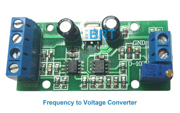 Frequency to 0-5V 0-10V Signal Converter F/V Converter Module Frequency to Voltage Linear Conversion with Anti-interference Capacity