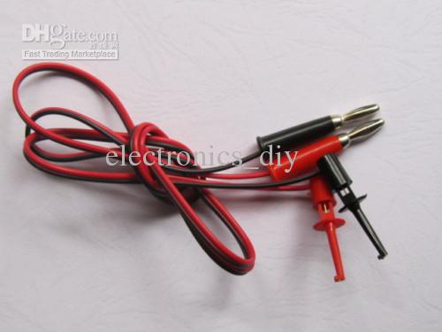 Small Test Hook Clip to Banana Plug for Multimeter 6 set per lot Hot Sale