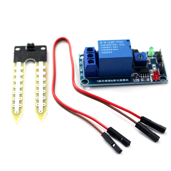 DC 12V Soil Moisture Sensor Smart Electronics Controller Relay Hygrometer Module Automatic Watering Moisture Sensor for arduino