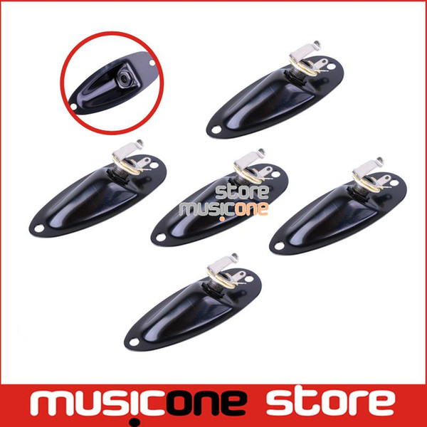 5pcs/lot Black Boat Style Jack Plate 1/4