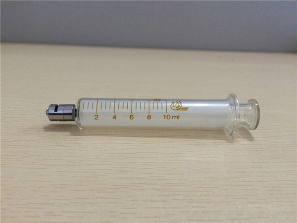 12pcs 10ml Glass syringe Luer Lock Head injector sampler with ink High Quality 10ml /20ml free shipping