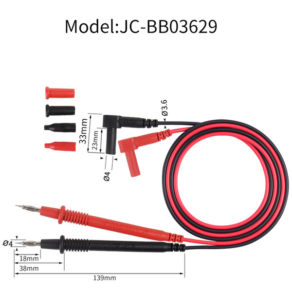 High quality and elegant multi-purpose rating CATIII 1000V AC 10A test probe testing tool accessory with lantern testing tip for multimeter