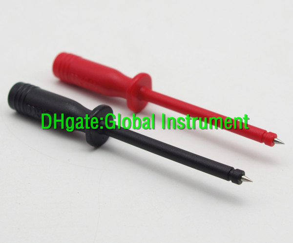 Piercing Needle Non-destructive Test Probe with 4mm Banana Jack red+black