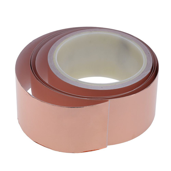 50mm * 10m One Side Copper Foil Tape EMI Shielding Single Conductive Adhesive for Guitar Durable Guitar Parts & Accessories