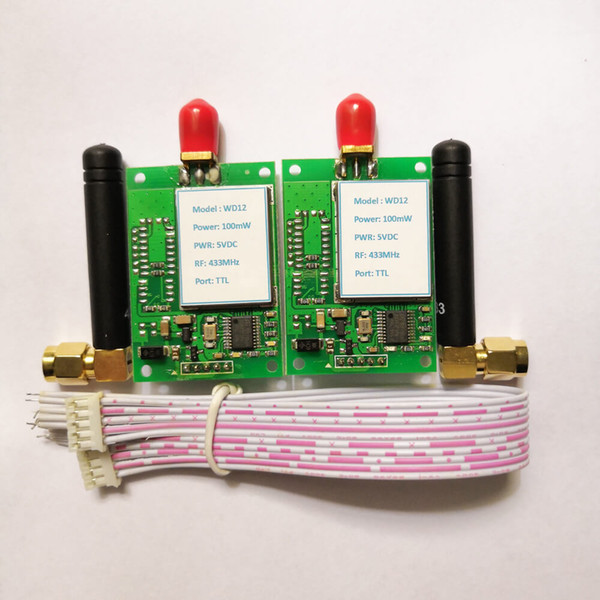 Low Cost 433mHZ RF Transmitter and Receiver Low Power 500 Meter Transmission Distance Wireless 433mHz RF Module with RS232 TTL Port