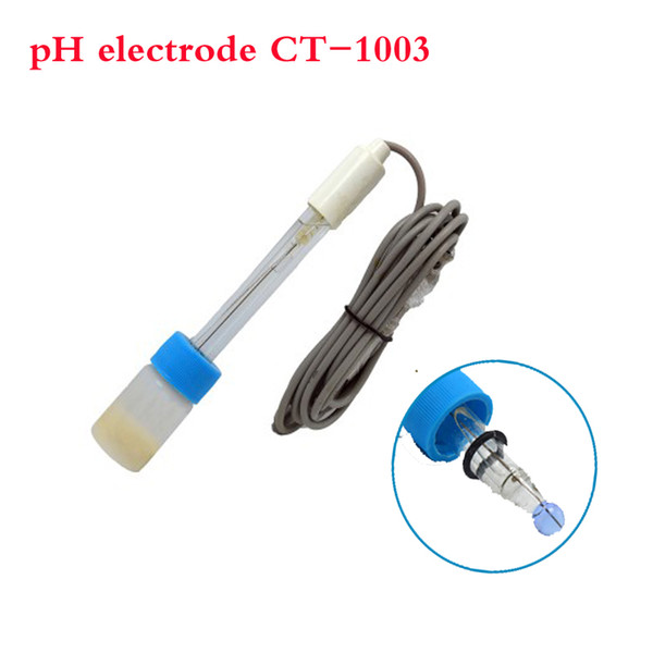 Freeshipping PH electrode With BNC Plug PH Composite Electrode glass electrode can work for 24 hours Wide Range 0~14 Laboratory