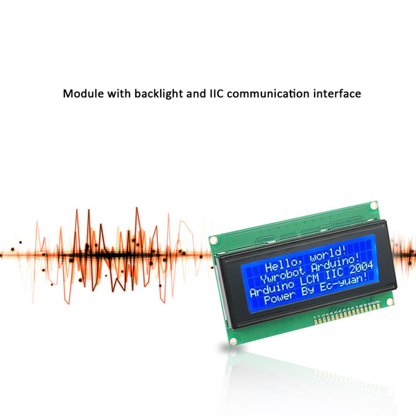 LCD2004 Display Module with 4 Lines * 20 Characters LCD Display Module with Blue Backlight for Arduino