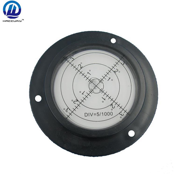 HACCURY 90*17mm Round bubble level for Construction Machinery Circular bubble level with Mounting Holes