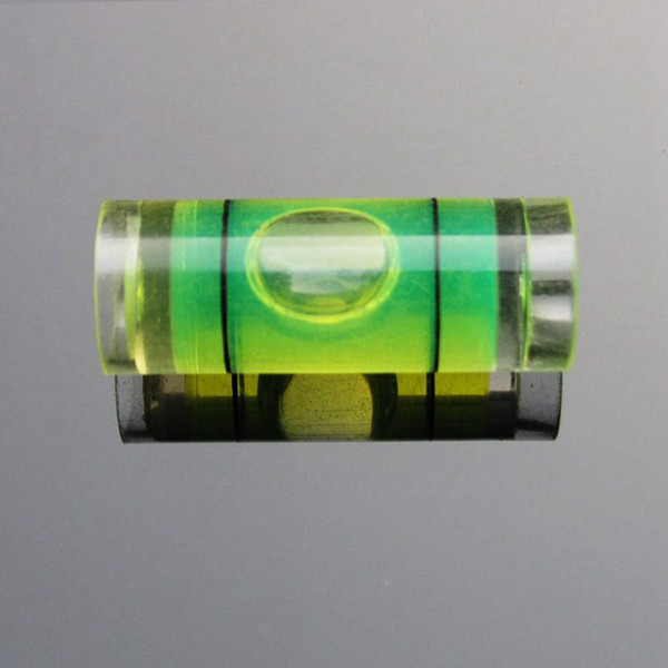 (50 pieces /lot) 9.5*25mm Plastic Tube Level Bubble Spirit level Bubble for Photo Frame Level Measurement Instrument