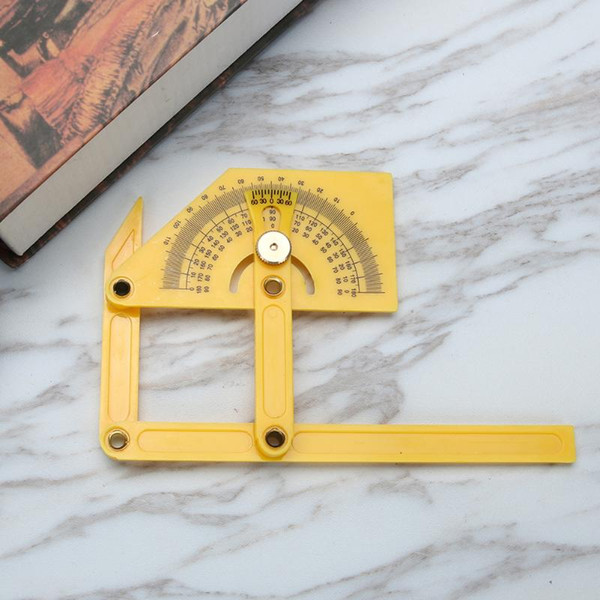 180 Degree Flexible Plastic Angle Ruler Calibration Protractor Angle Finder Table Corner Carpentry Tools