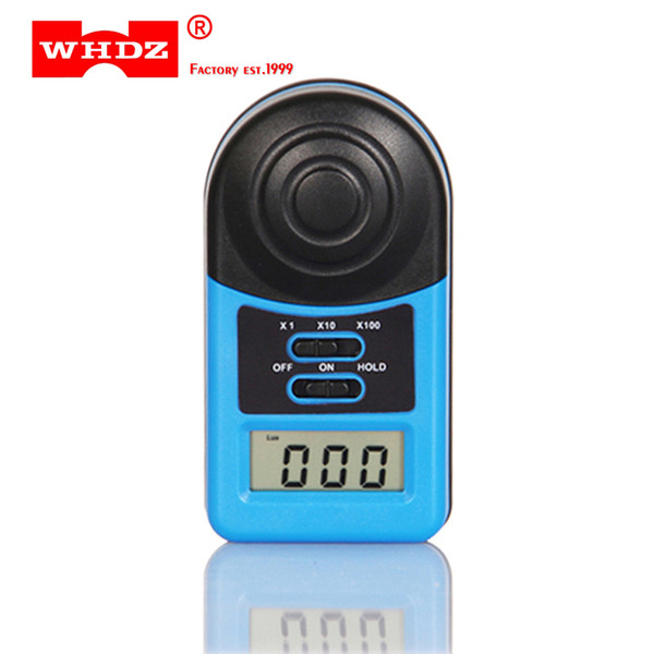 DHL 50PCS WHDZ LX1010A Digital 200,000 Lux Meter illuminometer Photometer Luxmeter Light Meter Luminometer Mini pocket size