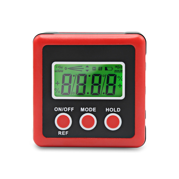 Digital Inclinometer Level Box Protractor Magnetic Angle Finder Angle Gauge Protractor Clinometer Electronic LCD Bevel Box